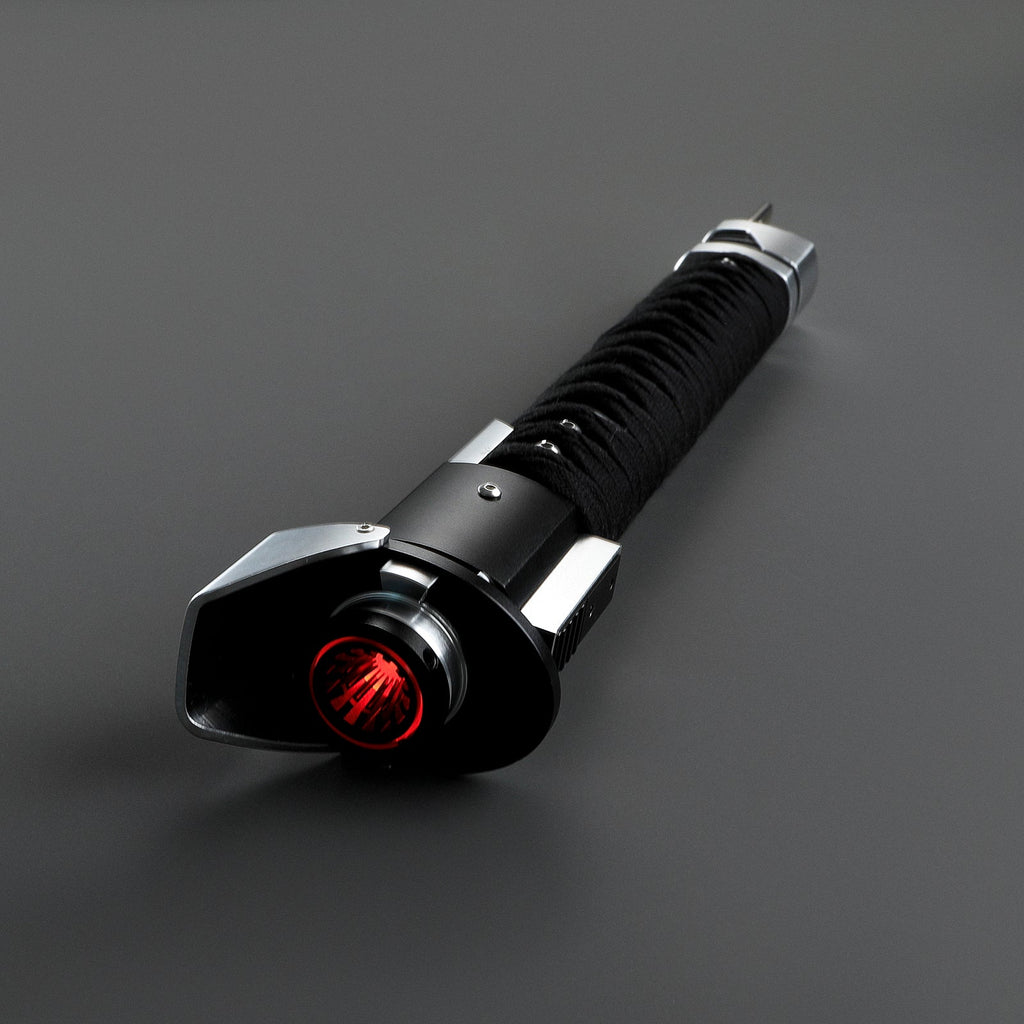 Customsaber Ronin Samurai Inspired Lightsaber Pixel Pogo Core Black Cloth Wrapped Hilt 35.9CM