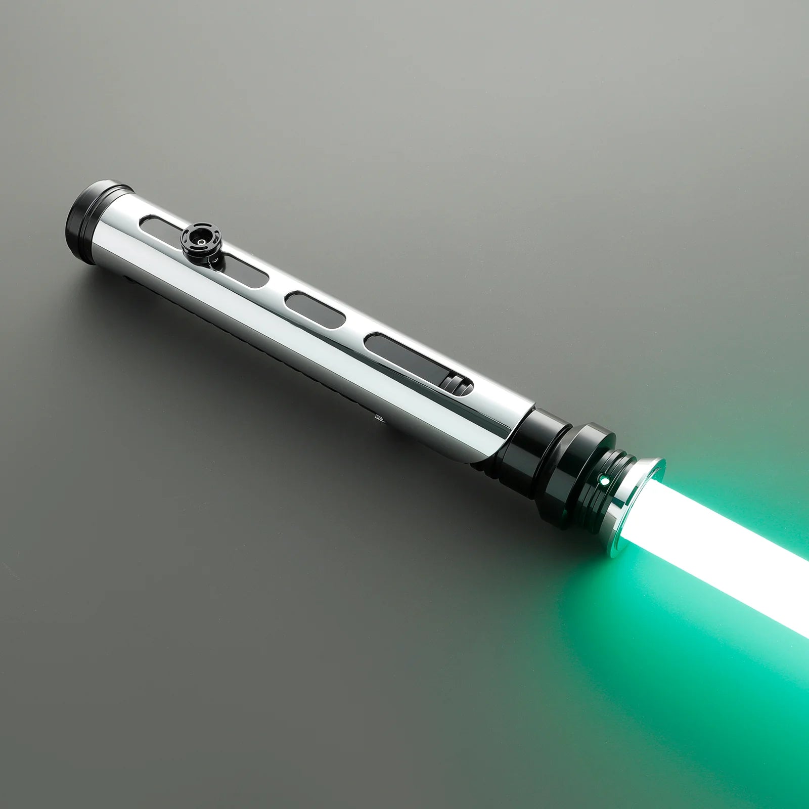 Customsabers QG J Qui Gon Jinn Lightsaber Green Saber EP1 FX Xenopixel V3 Hilt 30.5CM