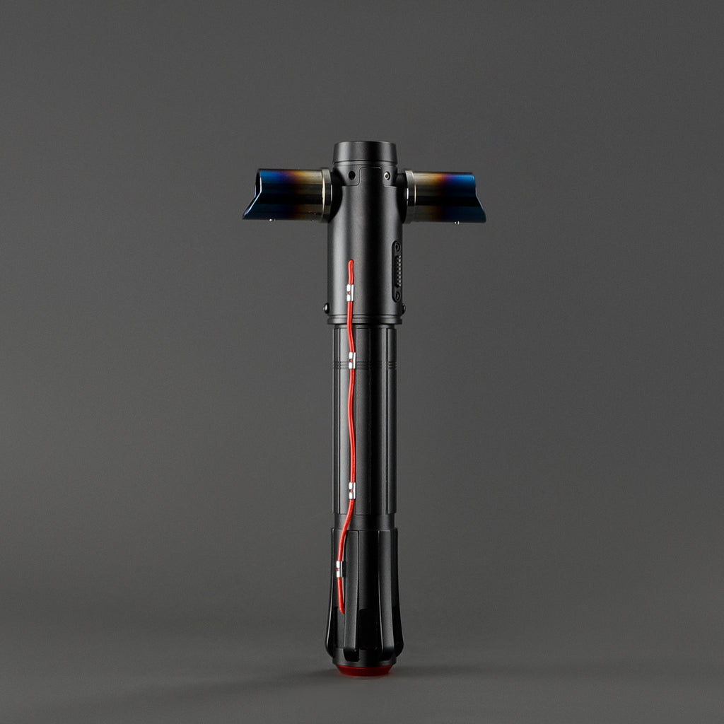 Customsaber Crossguard KR Ren Light Saber Red KR Black Series XENO