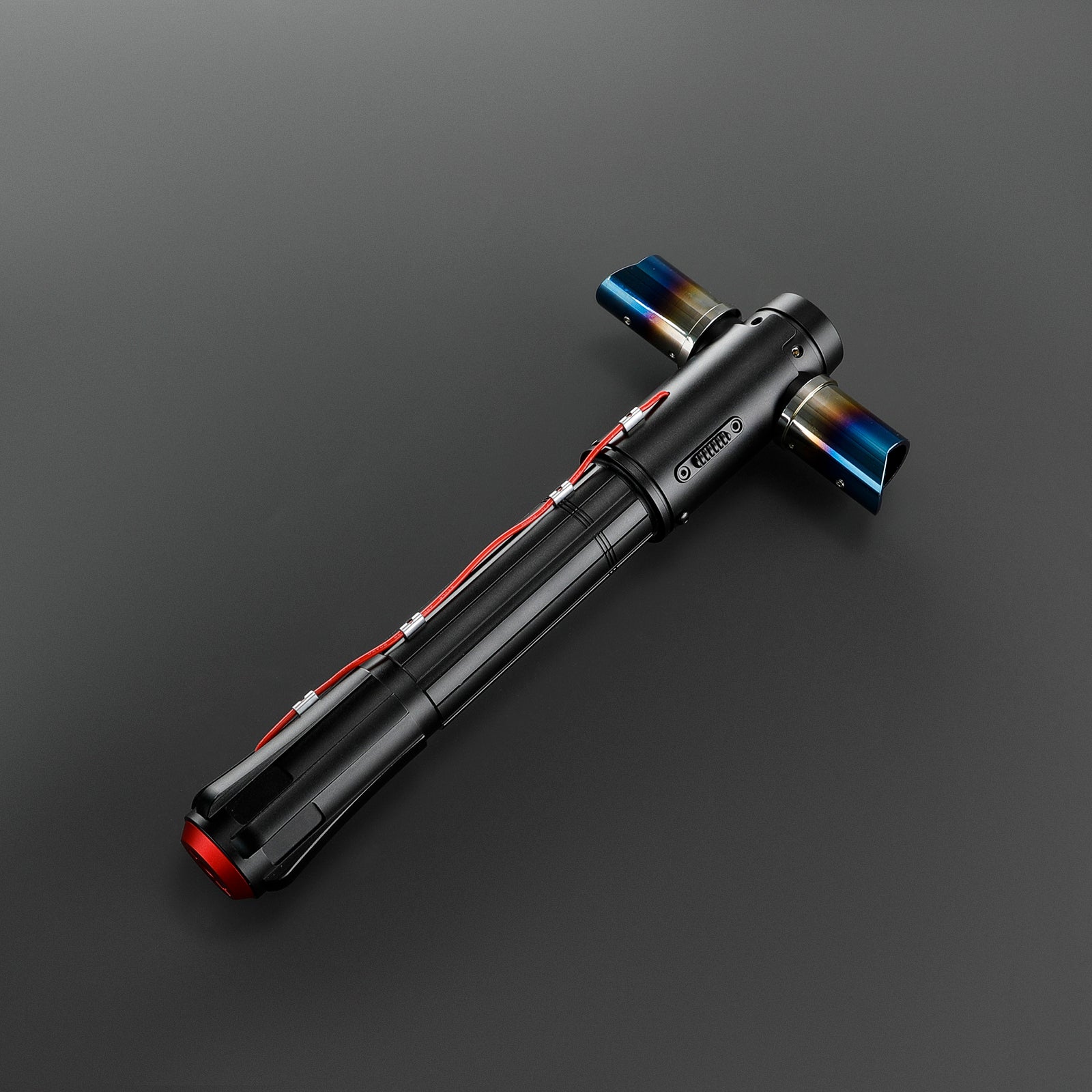 Customsaber Crossguard KR Ren Light Saber Red KR Black Series XENO