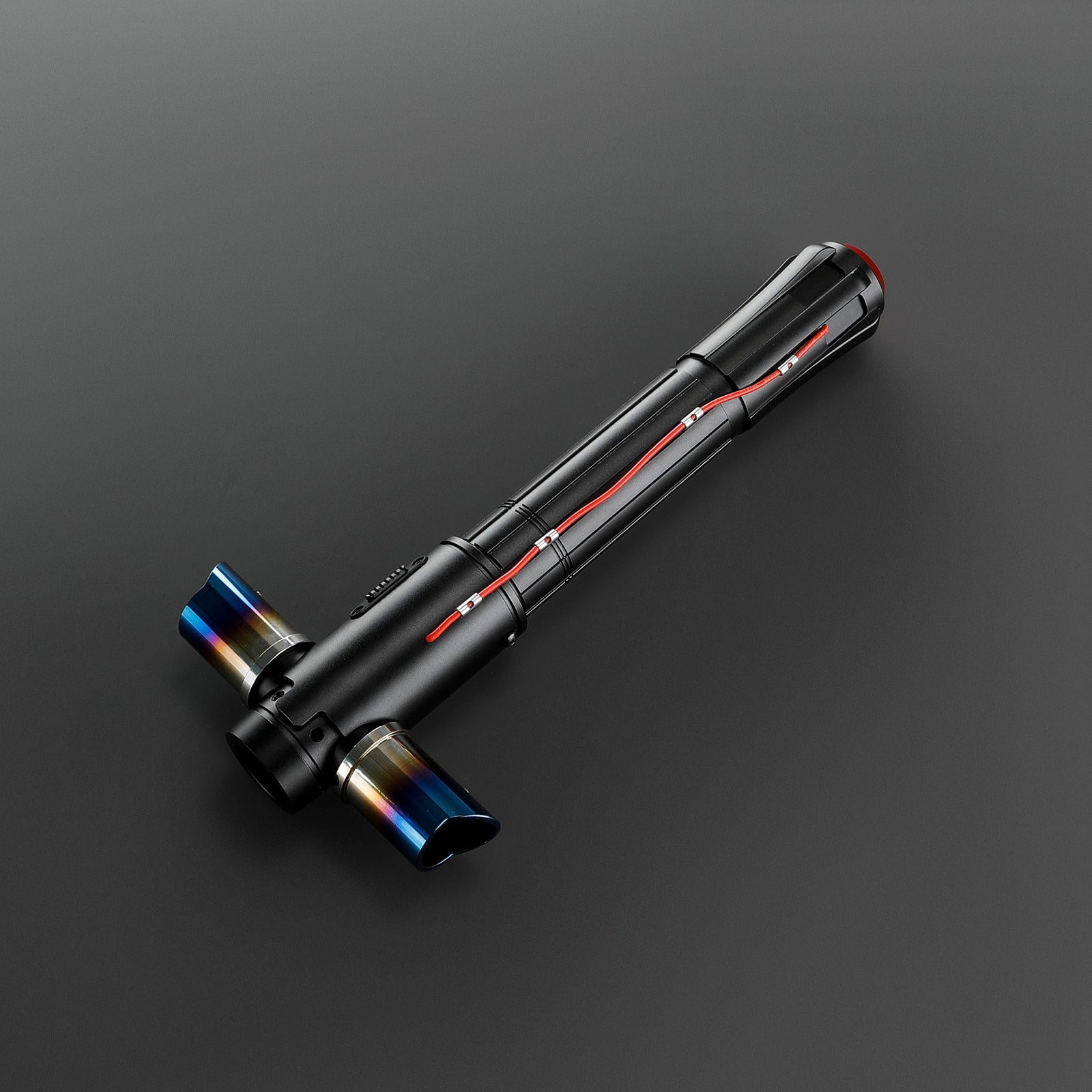 Customsaber Crossguard KR Ren Light Saber Red KR Black Series XENO