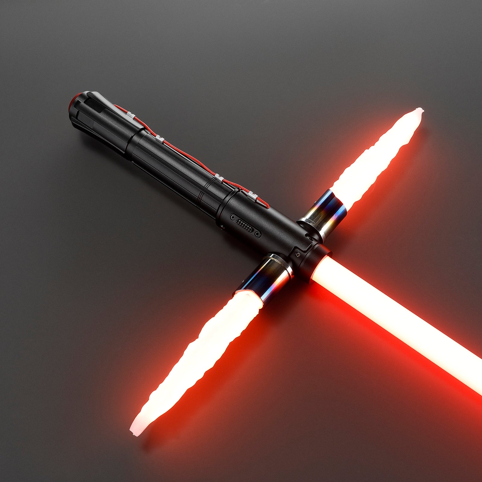 Customsaber Crossguard KR Ren Light Saber Red KR Black Series XENO