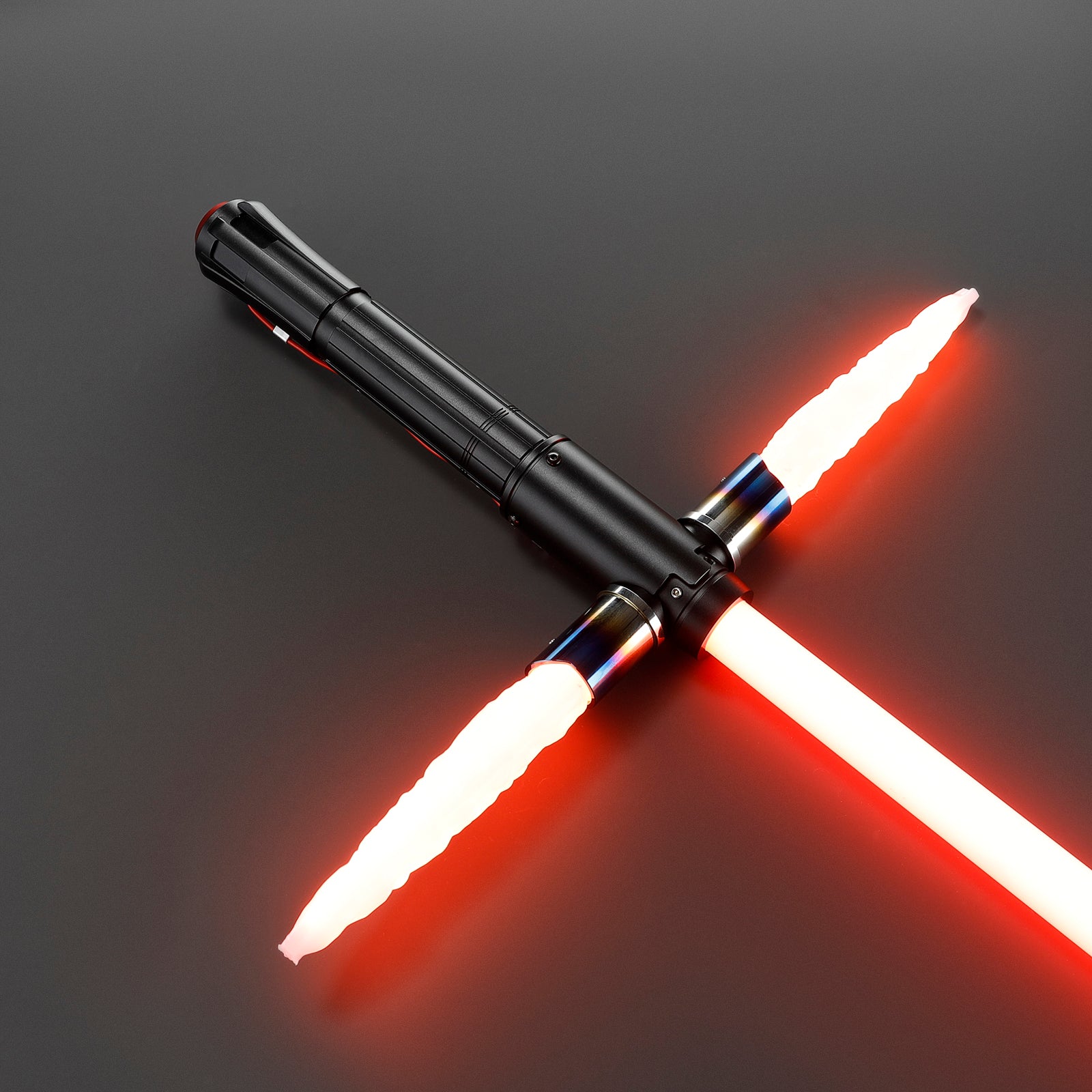 Customsaber Crossguard KR Ren Light Saber Red KR Black Series XENO