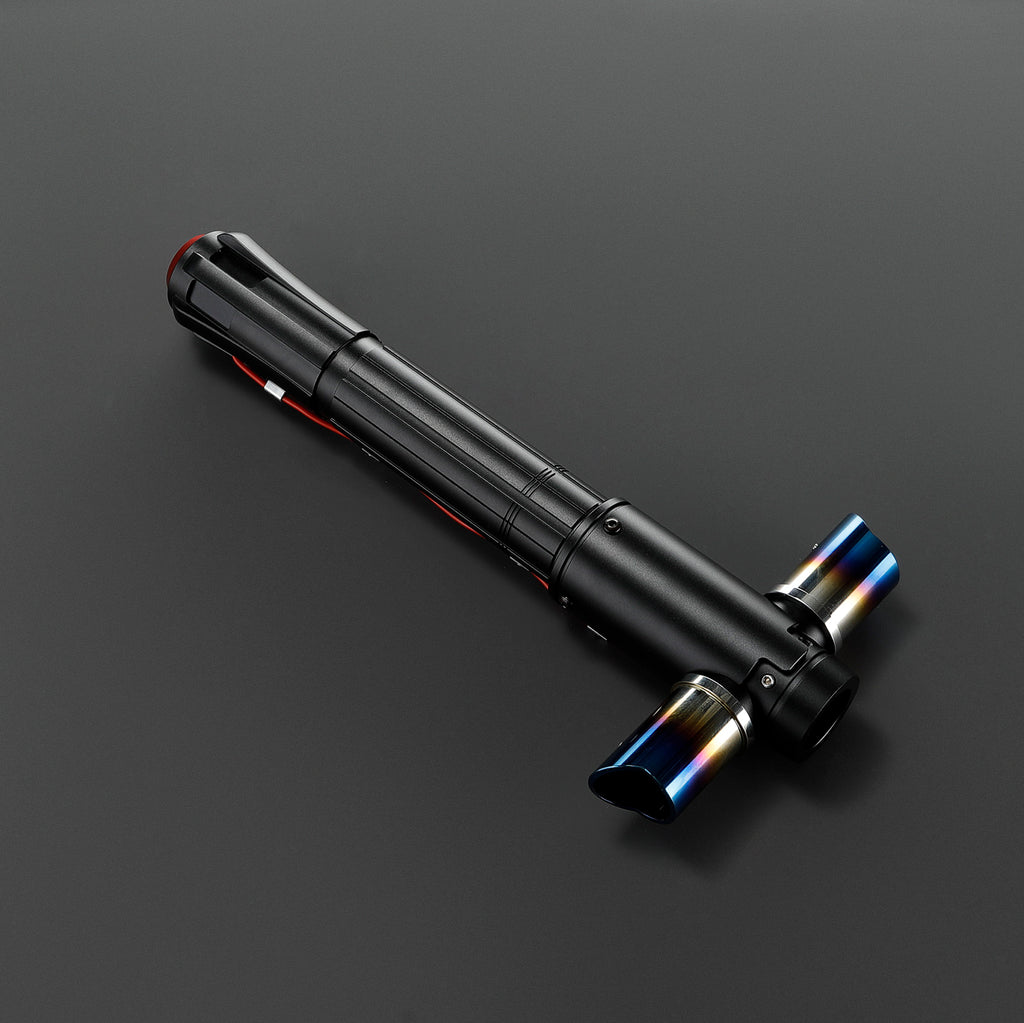 Customsaber Crossguard KR Ren Light Saber Red KR Black Series XENO