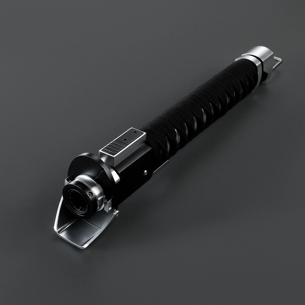Customsaber Ronin Samurai Inspired Lightsaber Pixel Pogo Core Black Cloth Wrapped Hilt 35.9CM