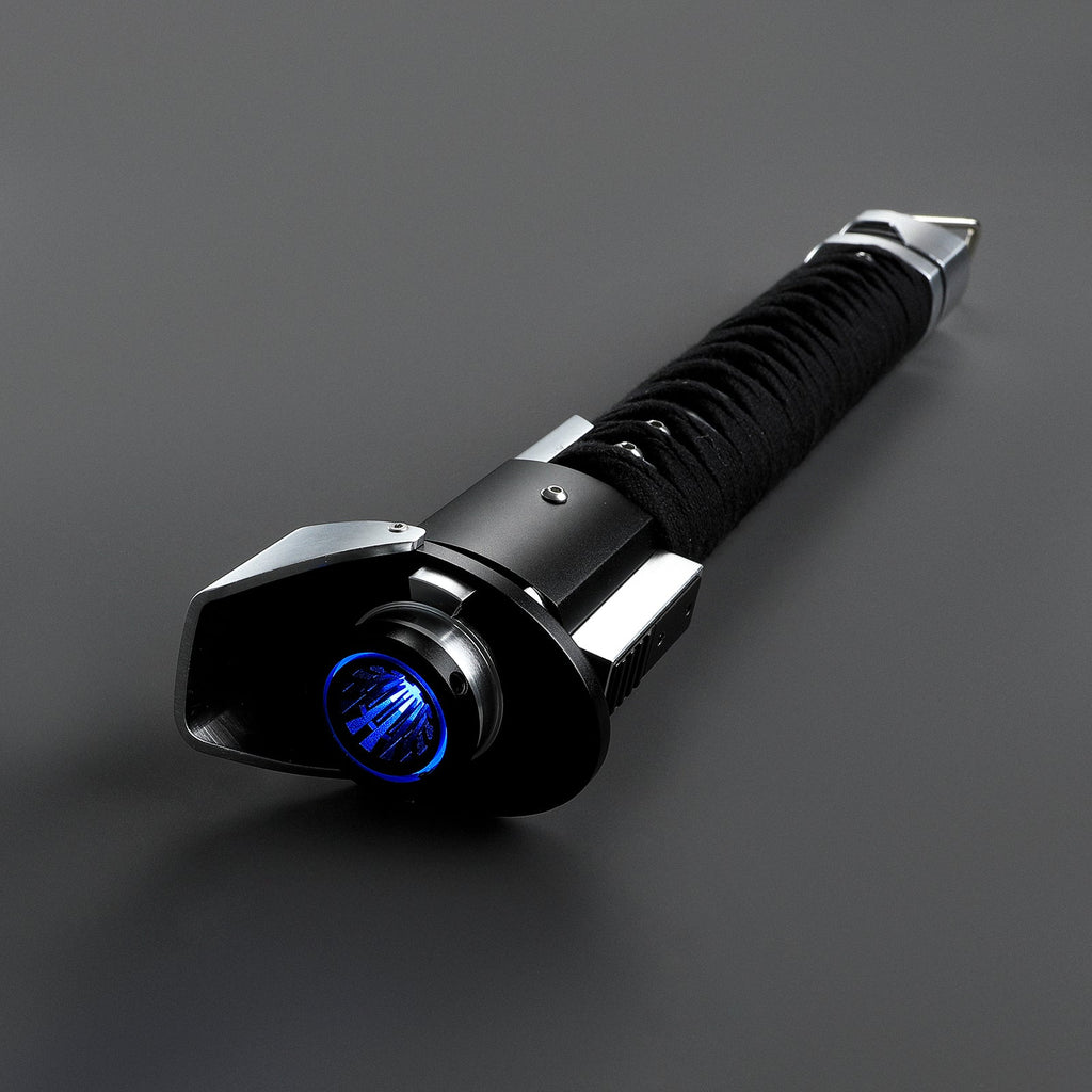 Customsaber Ronin Samurai Inspired Lightsaber Pixel Pogo Core Black Cloth Wrapped Hilt 35.9CM
