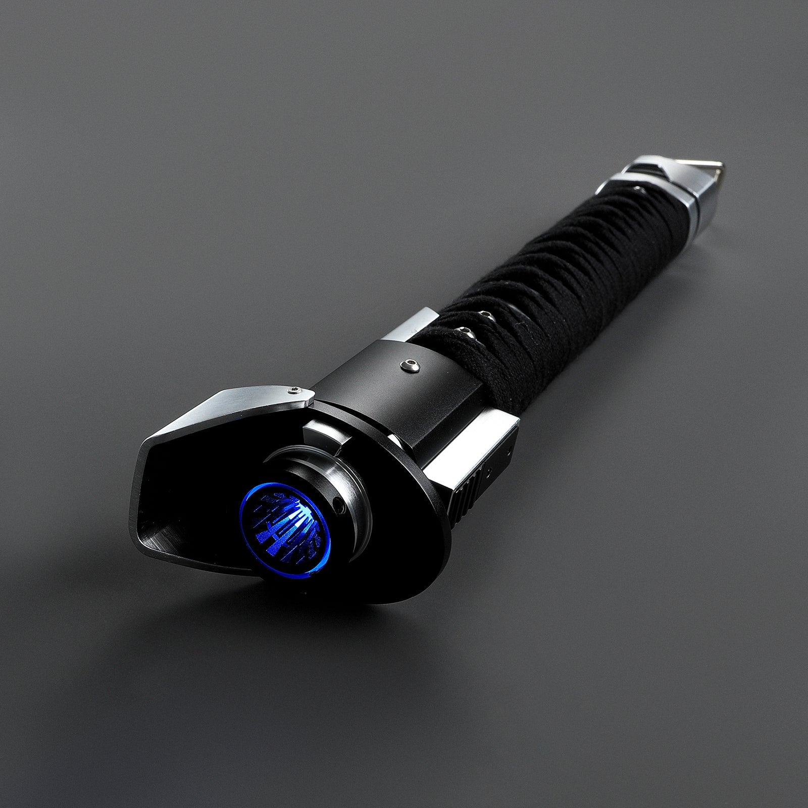 Customsaber Ronin Samurai Inspired Lightsaber Pixel Pogo Core Black Cloth Wrapped Hilt 35.9CM