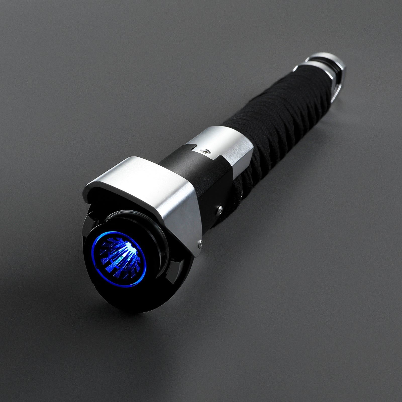 Customsaber Ronin Samurai Inspired Lightsaber Pixel Pogo Core Black Cloth Wrapped Hilt 35.9CM