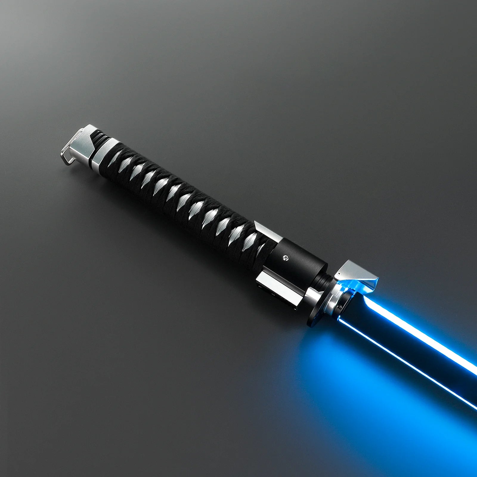 Customsaber Ronin Samurai Inspired Lightsaber Pixel Pogo Core Black Cloth Wrapped Hilt 35.9CM