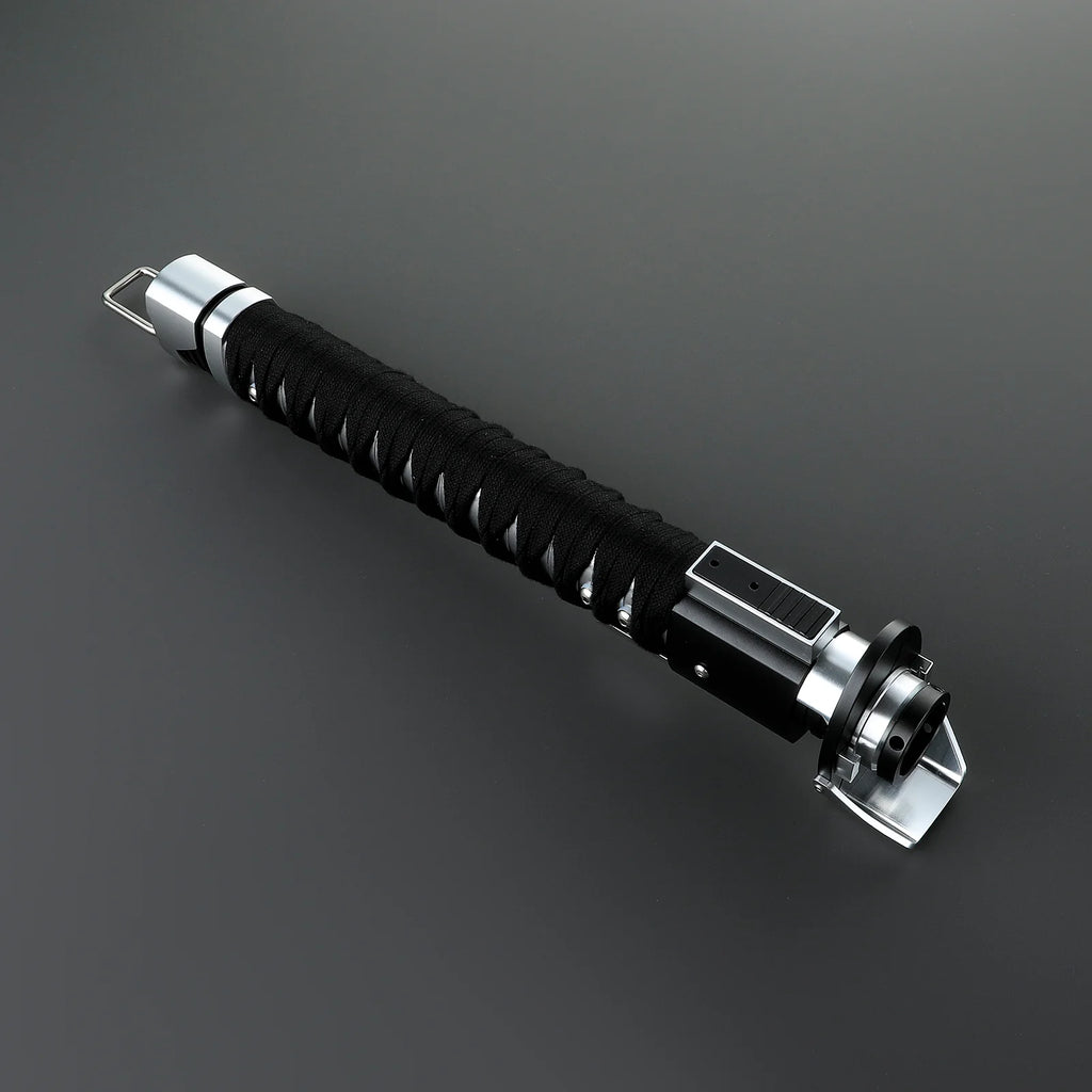 Customsaber Ronin Samurai Inspired Lightsaber Pixel Pogo Core Black Cloth Wrapped Hilt 35.9CM