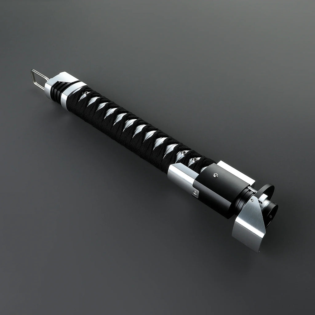 Customsaber Ronin Samurai Inspired Lightsaber Pixel Pogo Core Black Cloth Wrapped Hilt 35.9CM