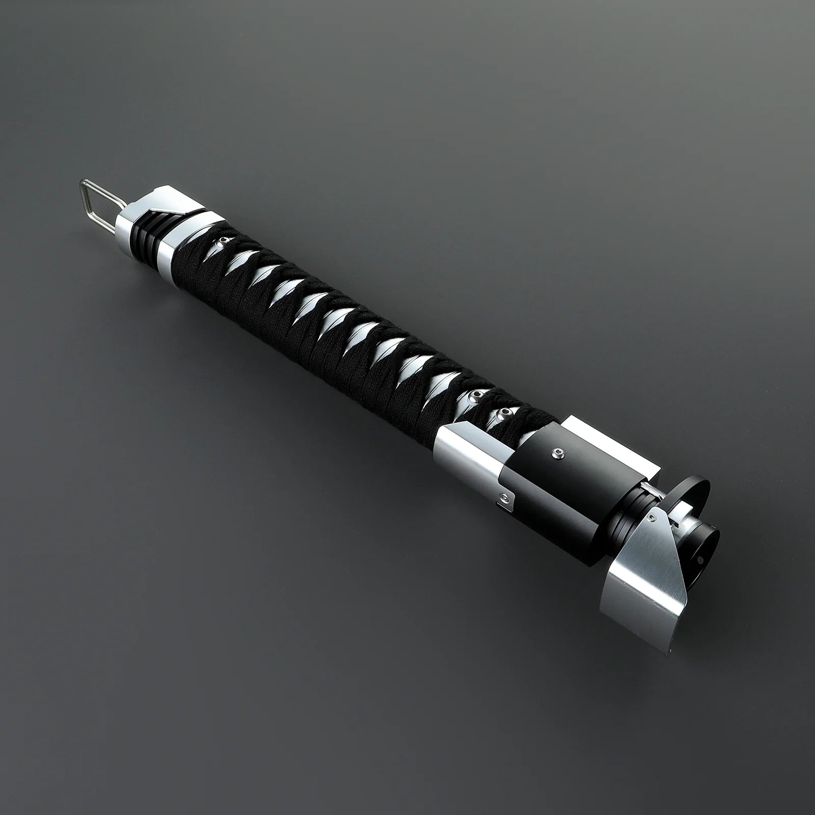 Customsaber Ronin Samurai Inspired Lightsaber Pixel Pogo Core Black Cloth Wrapped Hilt 35.9CM