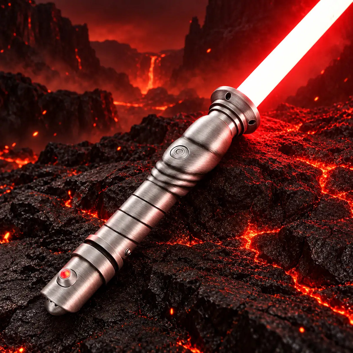 Weathered Darth Nihilus Lightsaber — The Lord of Hunger Saber